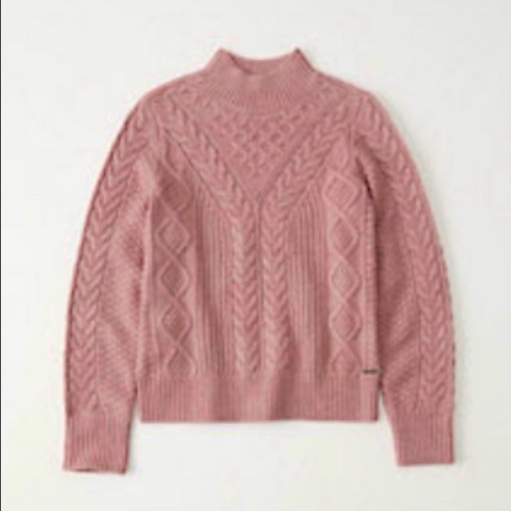 Abercrombie knit mock neck sweater